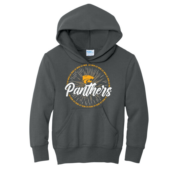 Le-win Back to School 2026 Logo 1 - Youth Core Fleece Pullover Hooded Sweatshirt Thumbnail
