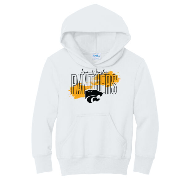 Le-win Back to School 2026 Logo 2 - Youth Core Fleece Pullover Hooded Sweatshirt Thumbnail