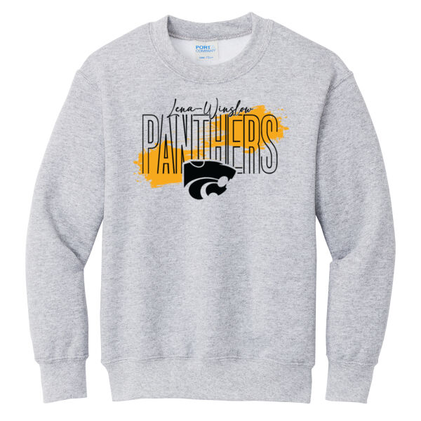 Le-win Back to School 2026 Logo 2 - Youth Core Fleece Crewneck Sweatshirt Thumbnail