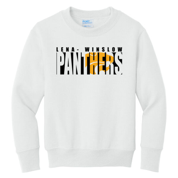 Le-win Back to School 2026 Logo 3 - Youth Core Fleece Crewneck Sweatshirt Thumbnail