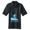 Heavyweight Cotton Pique Polo with Pocket Thumbnail